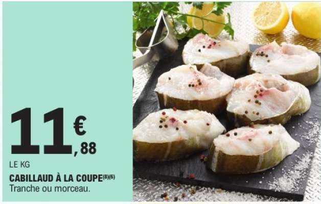 CABILLAUD À LA COUPE