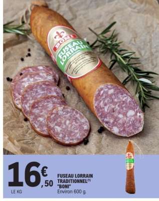 FUSEAU LORRAIN TRADITIONNEL «BONI»