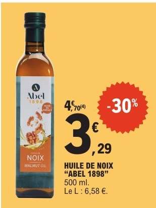 HUILE DE NOIX "ABEL 1898"
