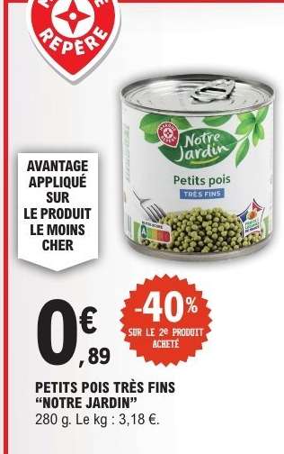 PETITS POIS TRÈS FINS "NOTRE JARDIN"