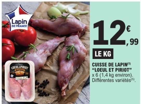 CUISSE DE LAPIN "LOEUL ET PIROT"