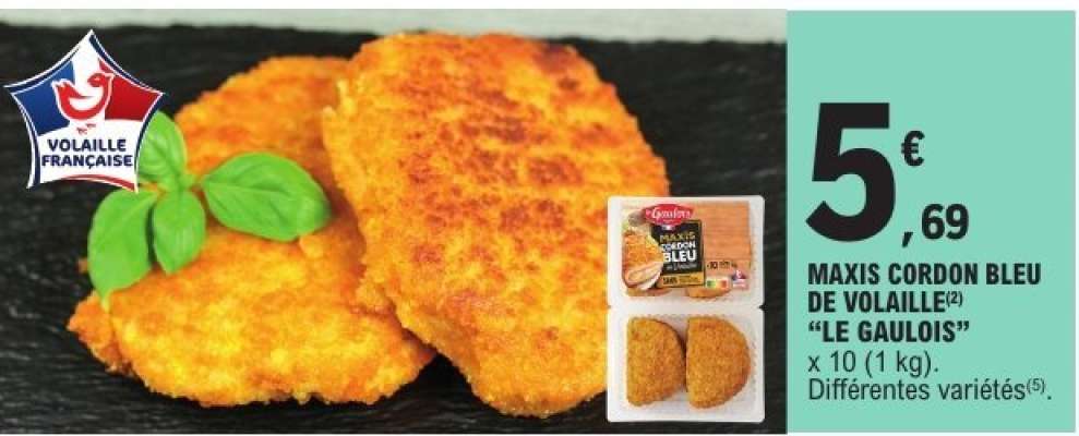 MAXIS CORDON BLEU DE VOLAILLE "LE GAULOIS"