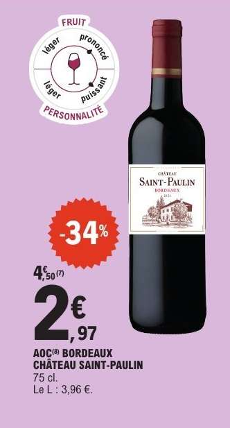 AOC® BORDEAUX CHÂTEAU SAINT-PAULIN