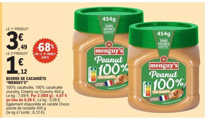 Beurre de Cacahuète 'Menguy's'
