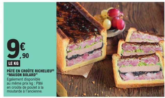 PÂTÉ EN CROÛTE RICHELIEU® "MAISON BOLARD"