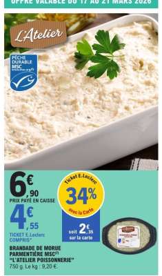 BRANDADE DE MORUE PARMENTIÈRE MSC