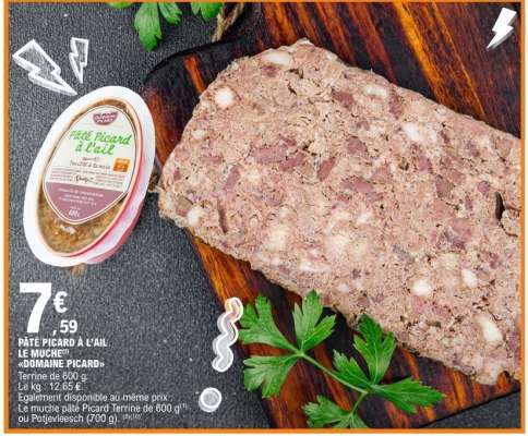 Pâté Picard à l'ail Le Mûcher
