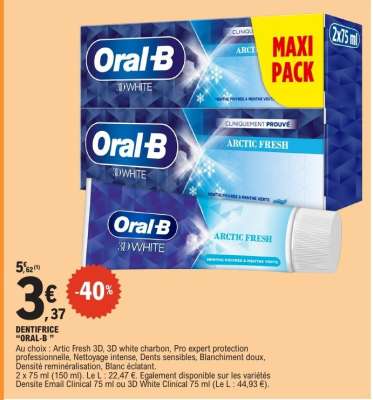 Dentifrice Oral B