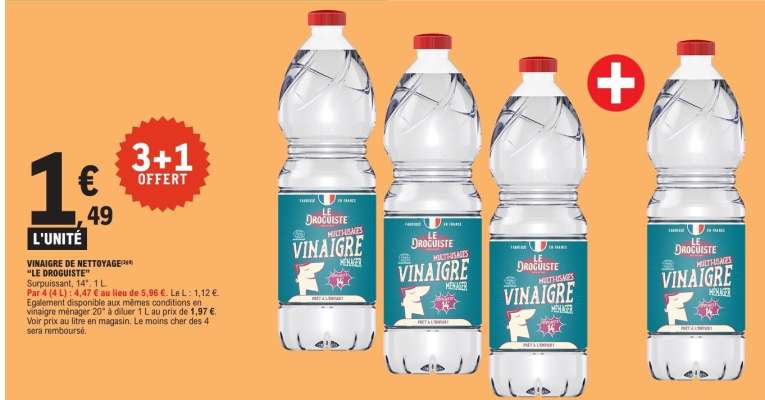 VINAIGRE DE NETTOYAGE