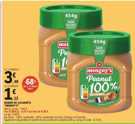 Beurre de Cacahuète 'Menguy's'