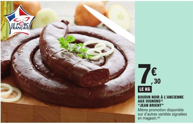 BOUDIN NOIR À L'ANCIENNE AUX OIGNONS
