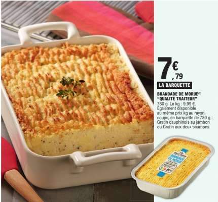 BRANDADE DE MORUE «QUALITÉ TRAITEUR»