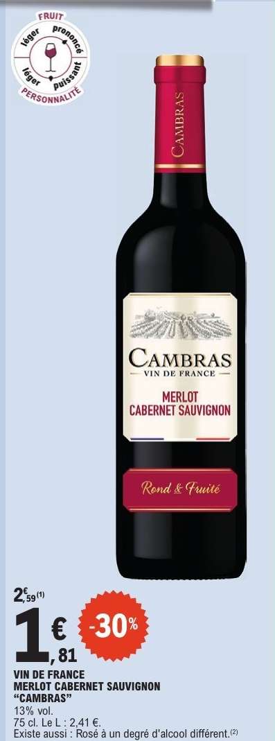 Cambras Merlot Cabernet Sauvignon