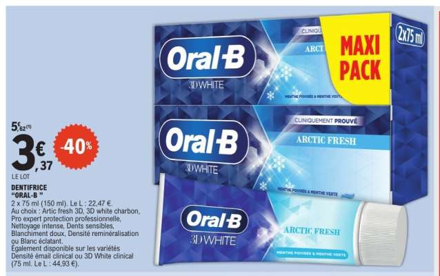 Oral-B 3D White Arctic Fresh