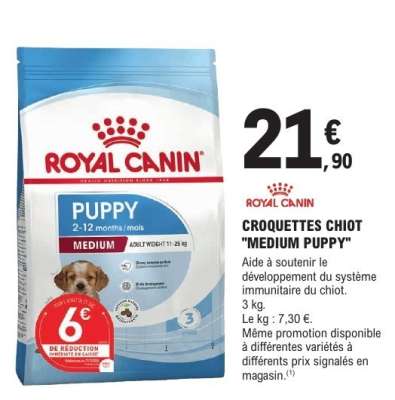 CROQUETTES CHIOT "MEDIUM PUPPY"
