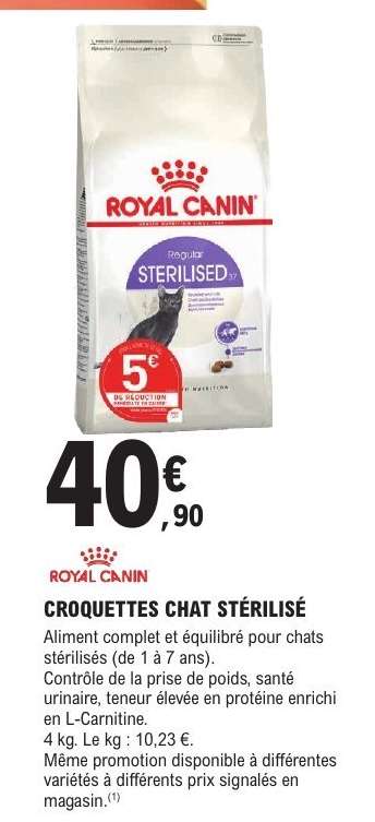 CROQUETTES CHAT STÉRILISÉ