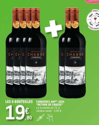 CORBIÈRES AOP 2024 'RETOUR DE CHASSE'