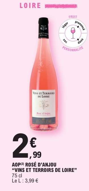 AOP Rosé d'Anjou "Vins et Terroirs de Loire"