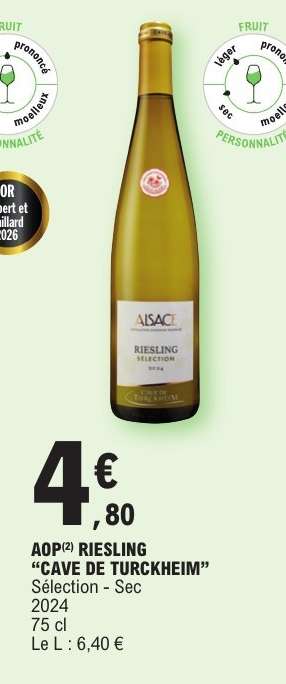AOP RIESLING "CAVE DE TURCKHEIM"