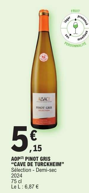 AOP PINOT GRIS “CAVE DE TURCKHEIM”
