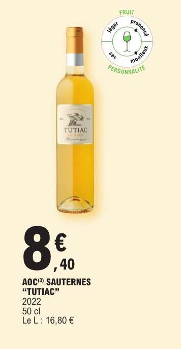 AOC SAUTERNES “TUTIAC”
