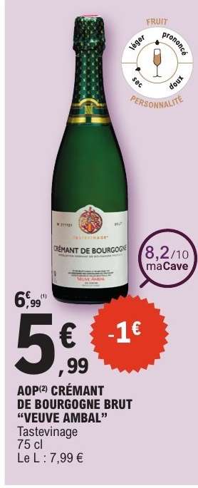 AOP CRÉMANT DE BOURGOGNE BRUT “VEUVE AMBAL”