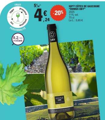IGP CÔTES DE GASCOGNE DOMUS UBY