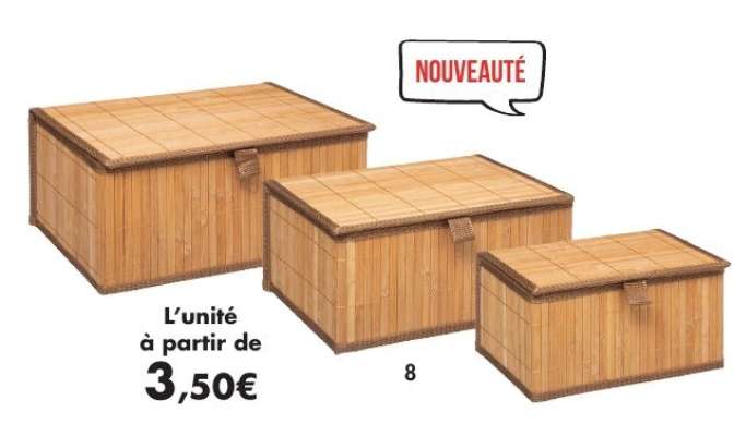 Boîtes de rangement
