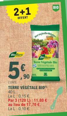 TERRE VÉGÉTALE BIO