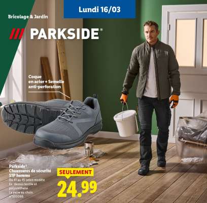 Parkside® Chaussures de sécurité S1P homme