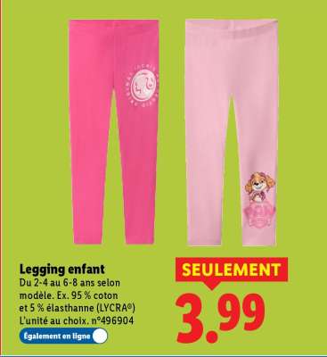 Legging enfant