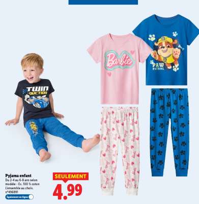 Pyjama enfant