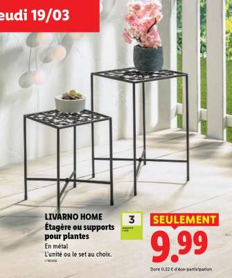 LIVARNO HOME Étagère ou supports pour plantes