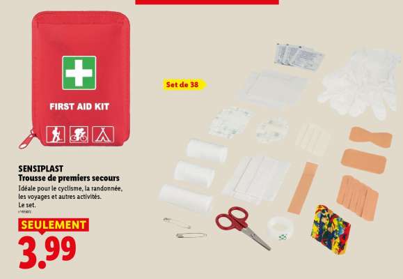 SENSIPLAST Trousse de premiers secours
