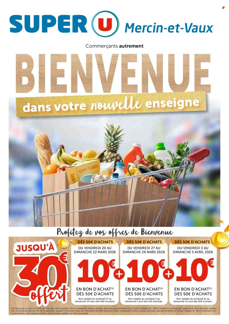 Catalogue SUPER U - 17/03/2026 - 05/04/2026. Page 1