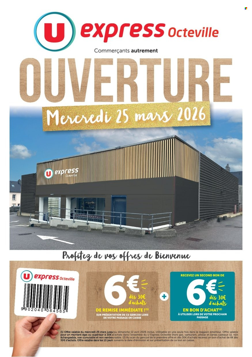 Catalogue U express - 25/03/2026 - 12/04/2026. Page 1