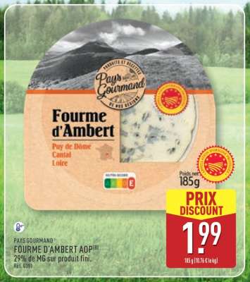 Fourme D'ambert Aop