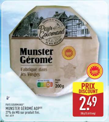 Munster Géromé AOP