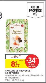 SAVEURS DE PROVENCE LE ROY RENÉ