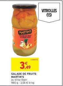 SALADE DE FRUITS MARTIN'S