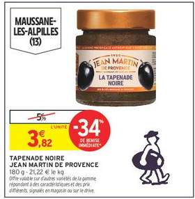 Tapenade Noire Jean Martin de Provence