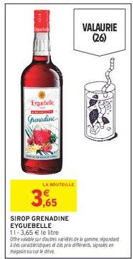 SIROP GRENADINE EYQUEBELLE