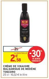 CRÈME DE VINAIGRE BALSAMIQUE DE MODÈNE TOSCORO