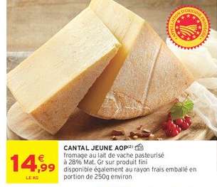 CANTAL JEUNE AOP