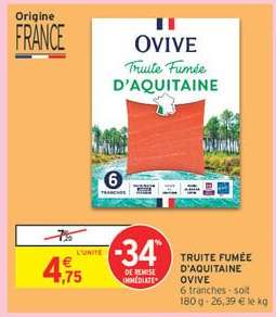 Truite Fumée D'aquitaine Ovive