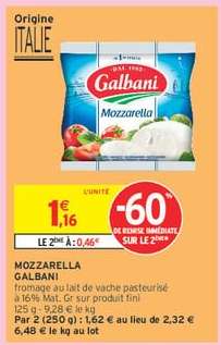 Mozzarella Galbani