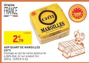 AOP QUART DE MAROILLES CH'TI
