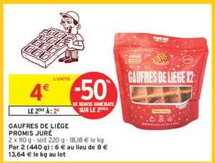 Gaufres de Liège Promis Juré