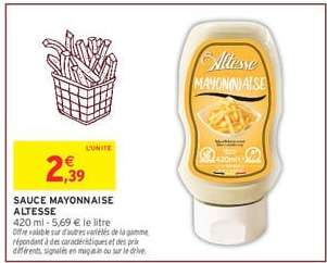 Sauce Mayonnaise Altesse