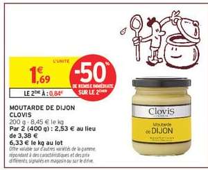 Moutarde de Dijon Clovis